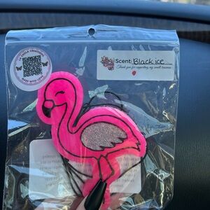 NEW- NEVER OPENED. Flamingo Car freshener